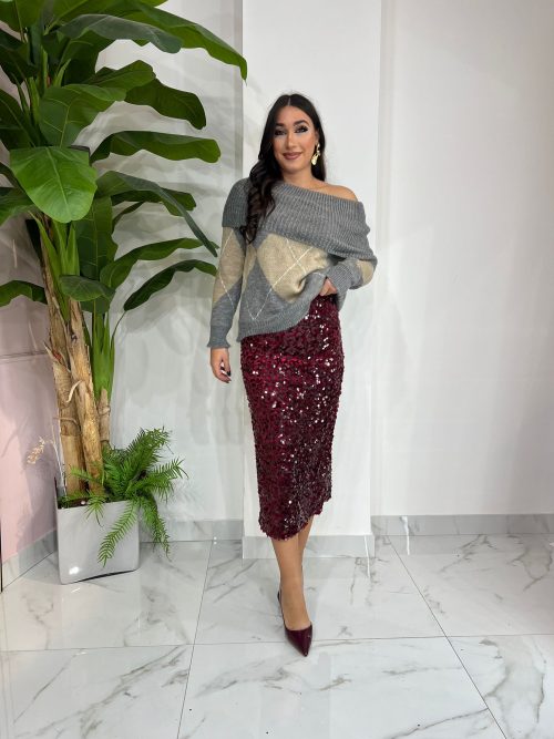 Gonna Longuette Paillettes