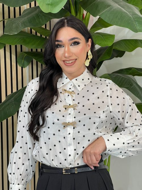 Camicia Pois fiocchetti