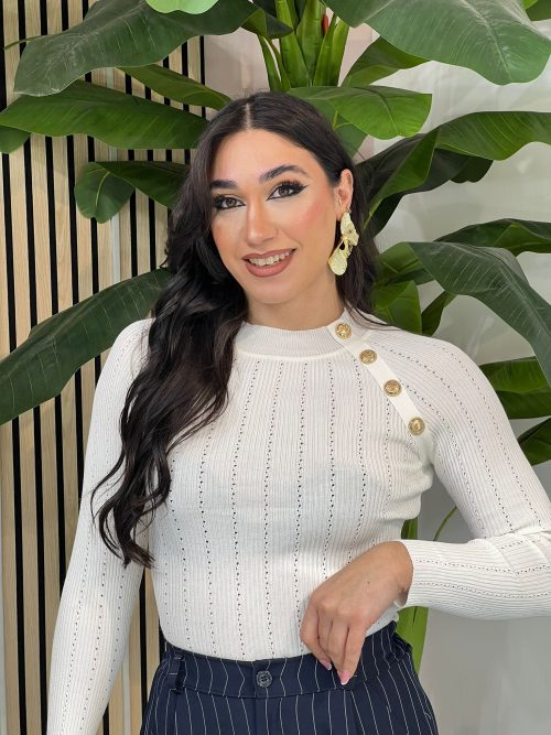 Maglia bottoni spalla