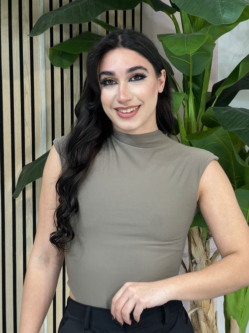 Body lupetto spacco schiena