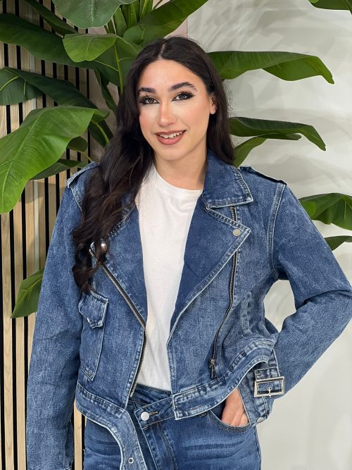 Giubbino jeans cinta 2672