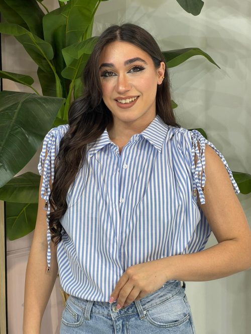 Camicia Smanicata laccetti